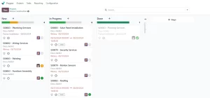Odoo ERP- Kanban Boards