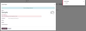 Odoo erp- Field Validation
