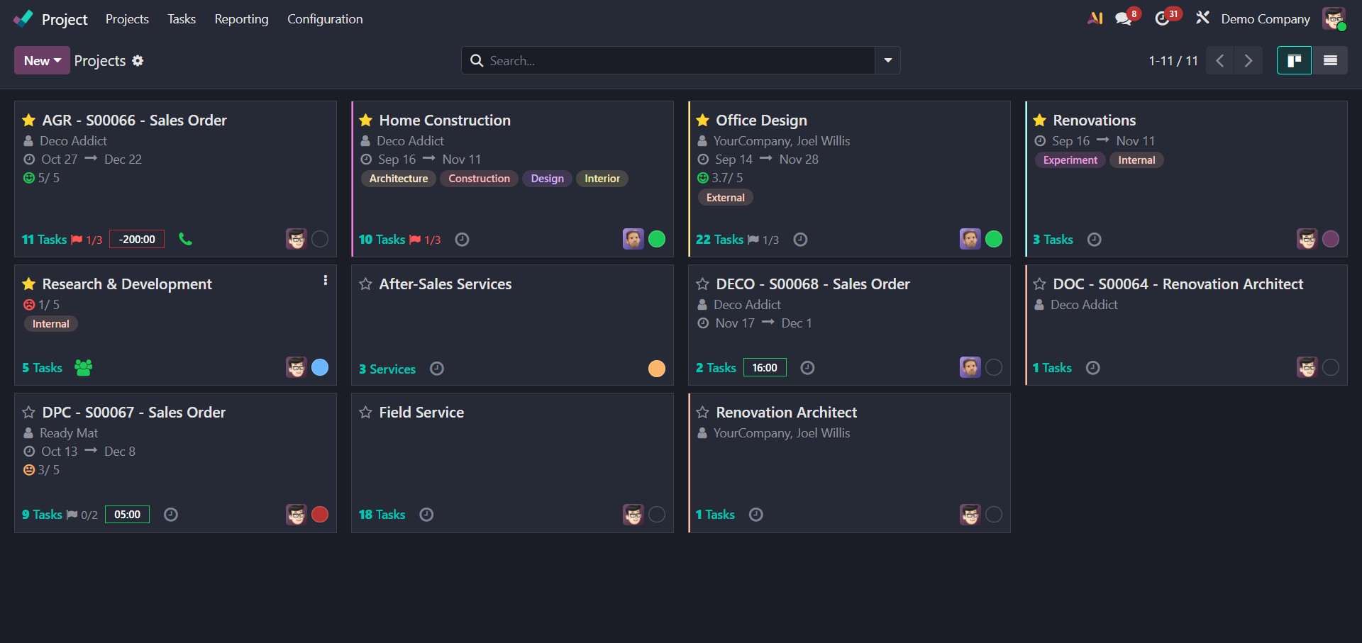 Odoo Project Management