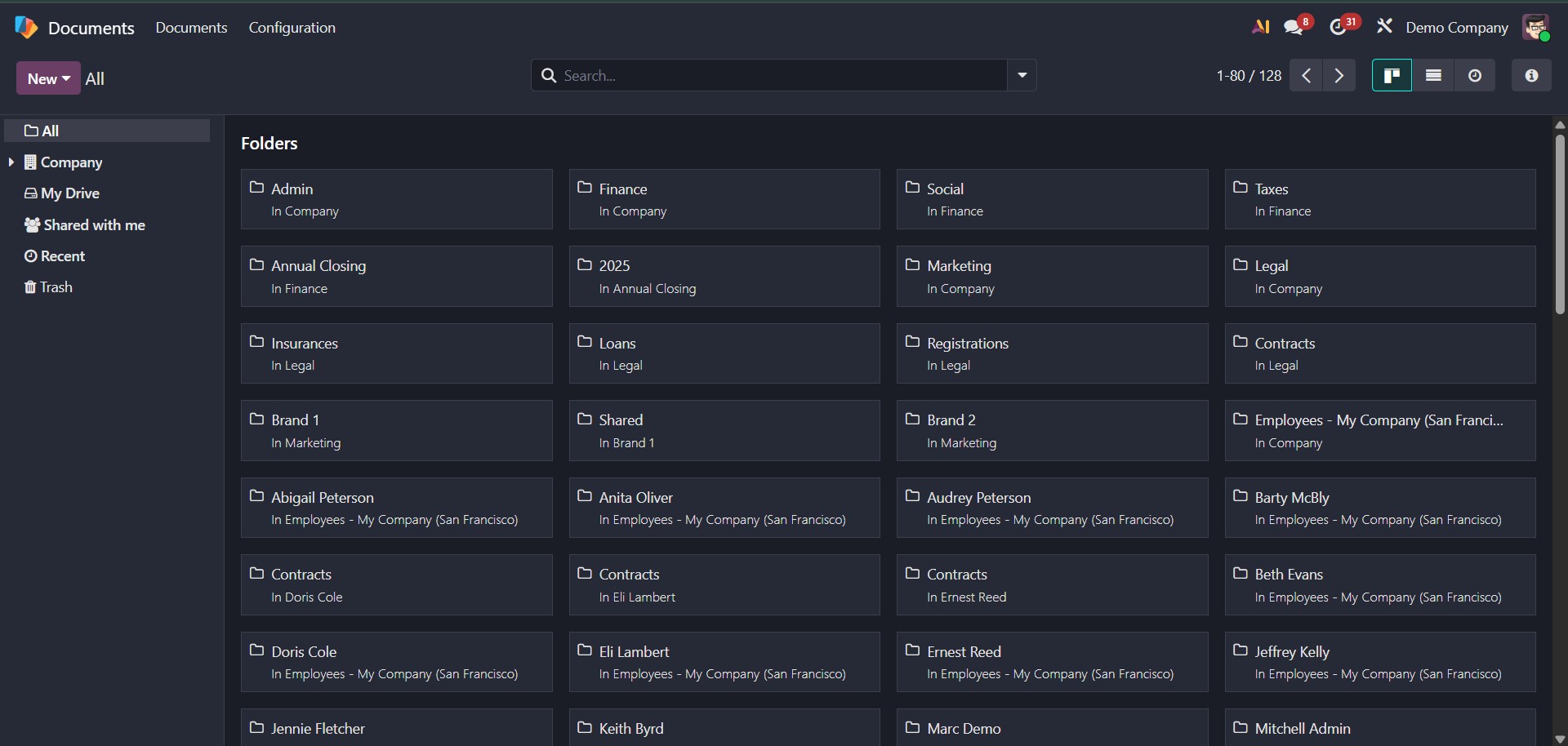 Odoo Documents
