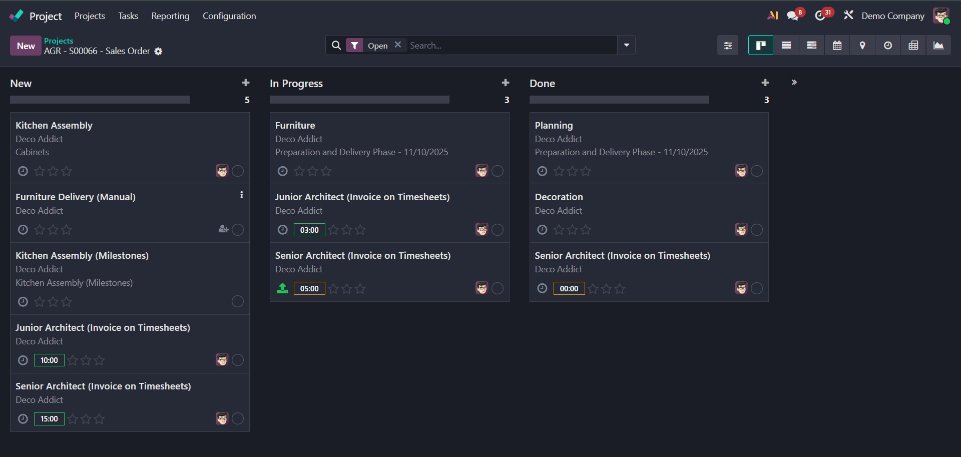 Odoo Project Management