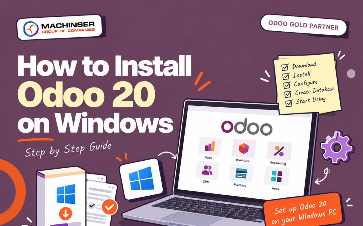 Install odoo 20 on windows