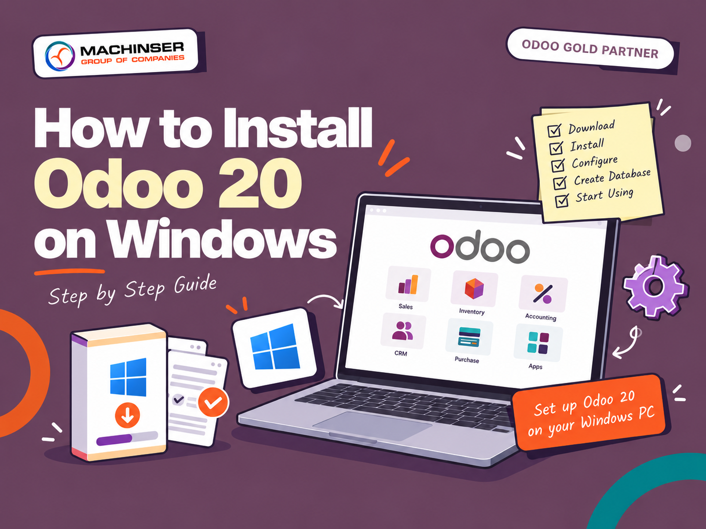 Install odoo 20 on windows