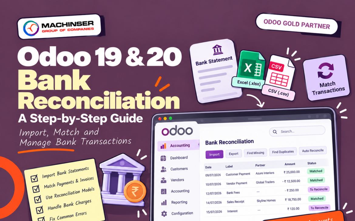 Odoo 19 & 20 Bank Reconciliation: A Step-by-Step Guide