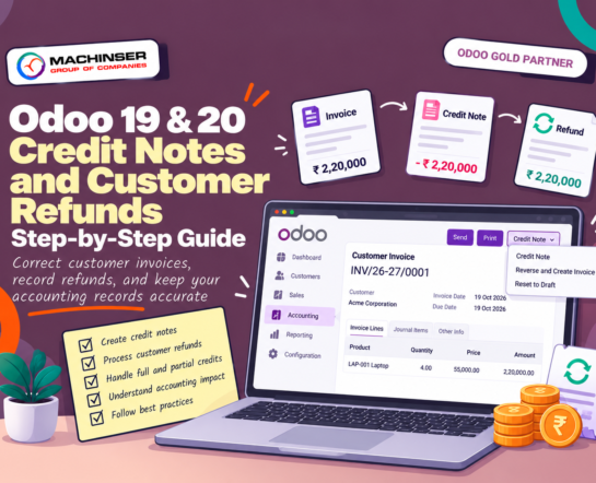 Odoo 19 & 20 Credit Notes and Customer Refunds: Step-by-Step Guide