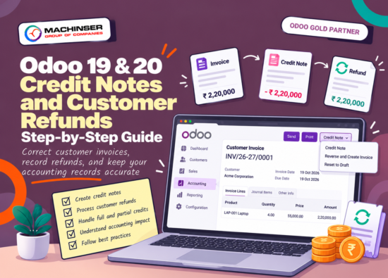 Odoo 19 & 20 Credit Notes and Customer Refunds: Step-by-Step Guide