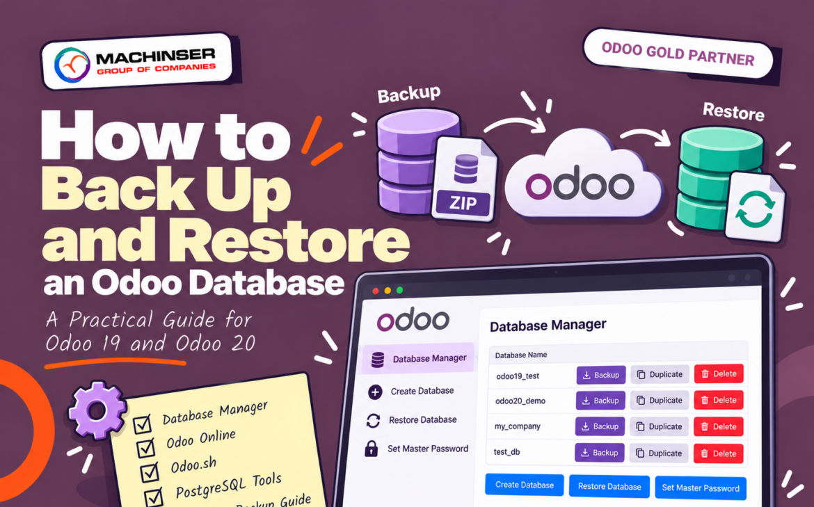 Odoo Database Backup and Restore Guide