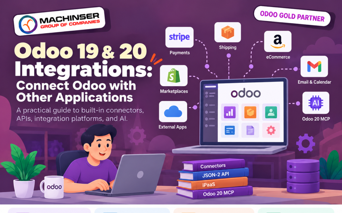 Odoo 19 & 20 API Integrations: Connect Odoo with Other Applications