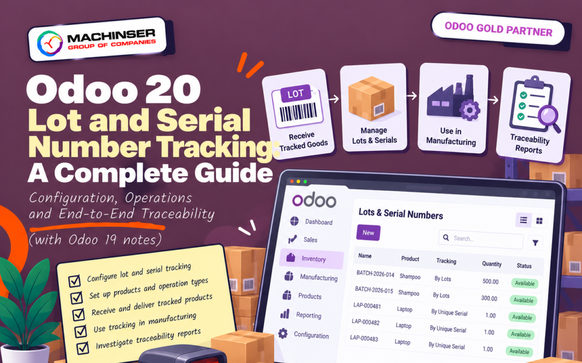 Odoo 20 Lots and Serial Numbers Tracking: A Complete Guide