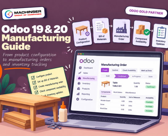 Odoo Manufacturing: From Bill of Materials to Finished Product