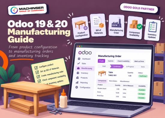 Odoo Manufacturing: From Bill of Materials to Finished Product